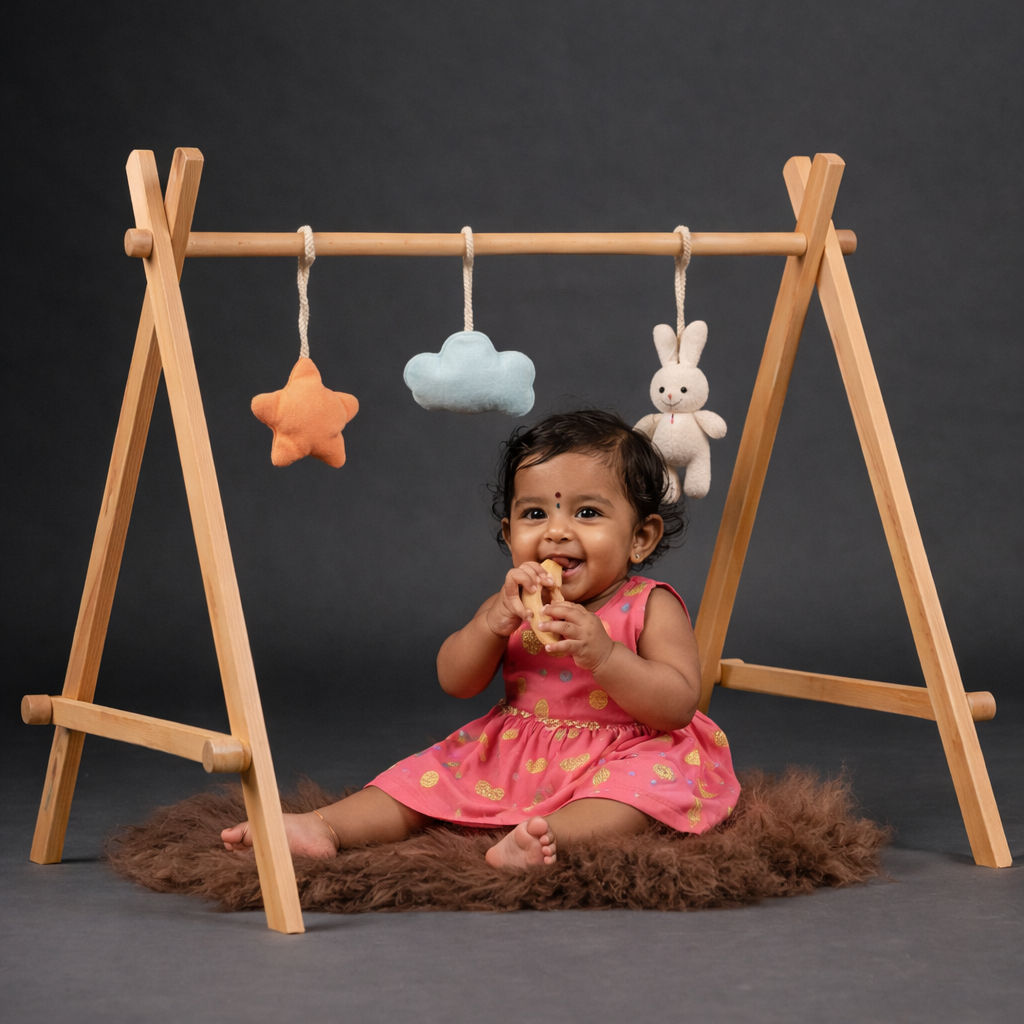 Baby Floor Gym-Natural 015